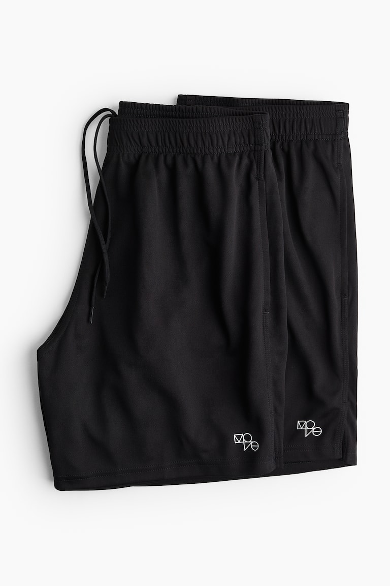 H&M Pack 2 Pantalones Cortos De Deporte Con DryMove™ - Gris Oscuro - HOMBRE