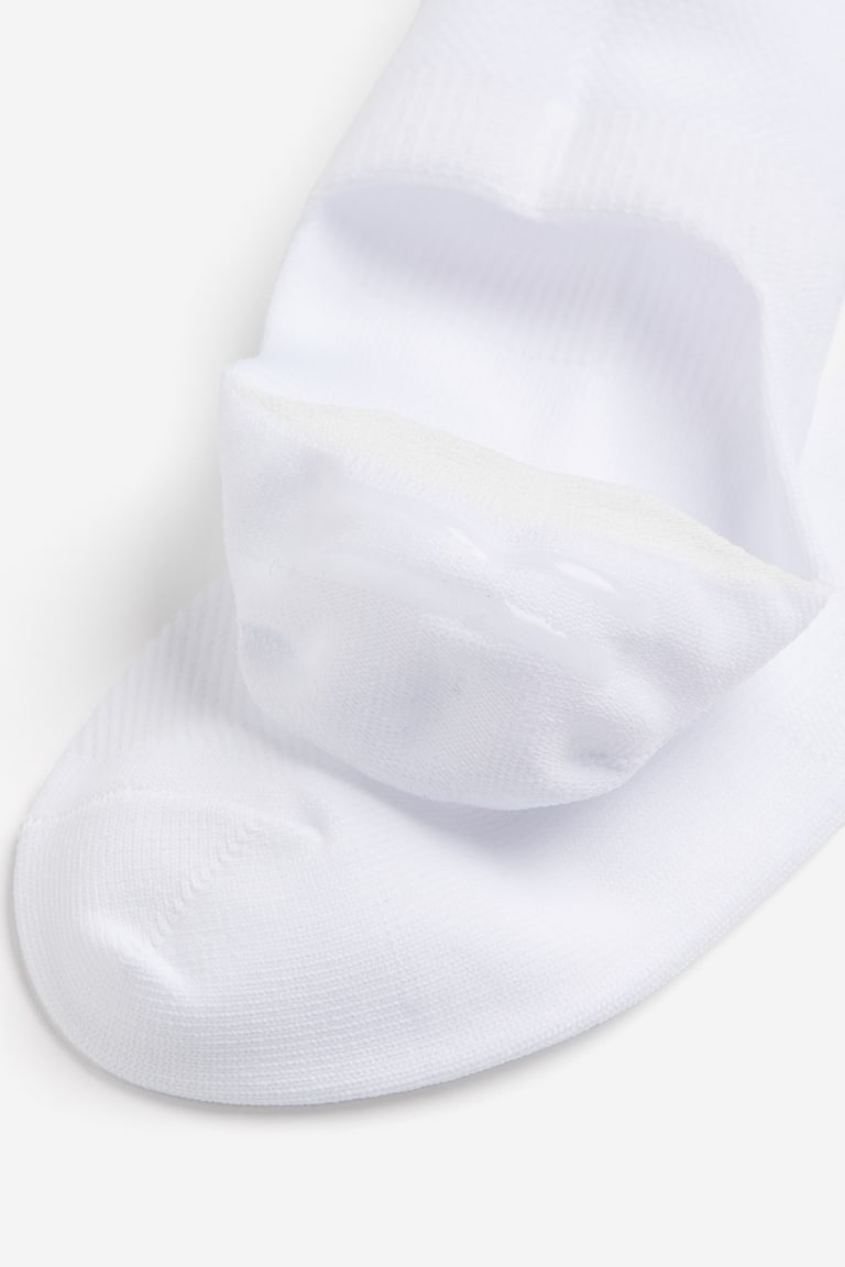 H&M Pack 5 Calcetines De Deporte Invisibles DryMove™ - Blanco - MUJER