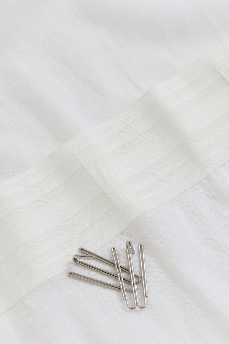 H&M Pack De 2 Paneles De Cortina En Mezcla De Lino - Beige - HOME