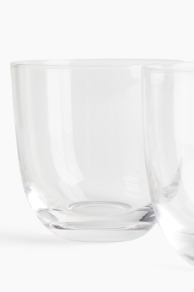 H&M Pack De 2 Vasos De Vidrio - Vidrio Transparente - HOME