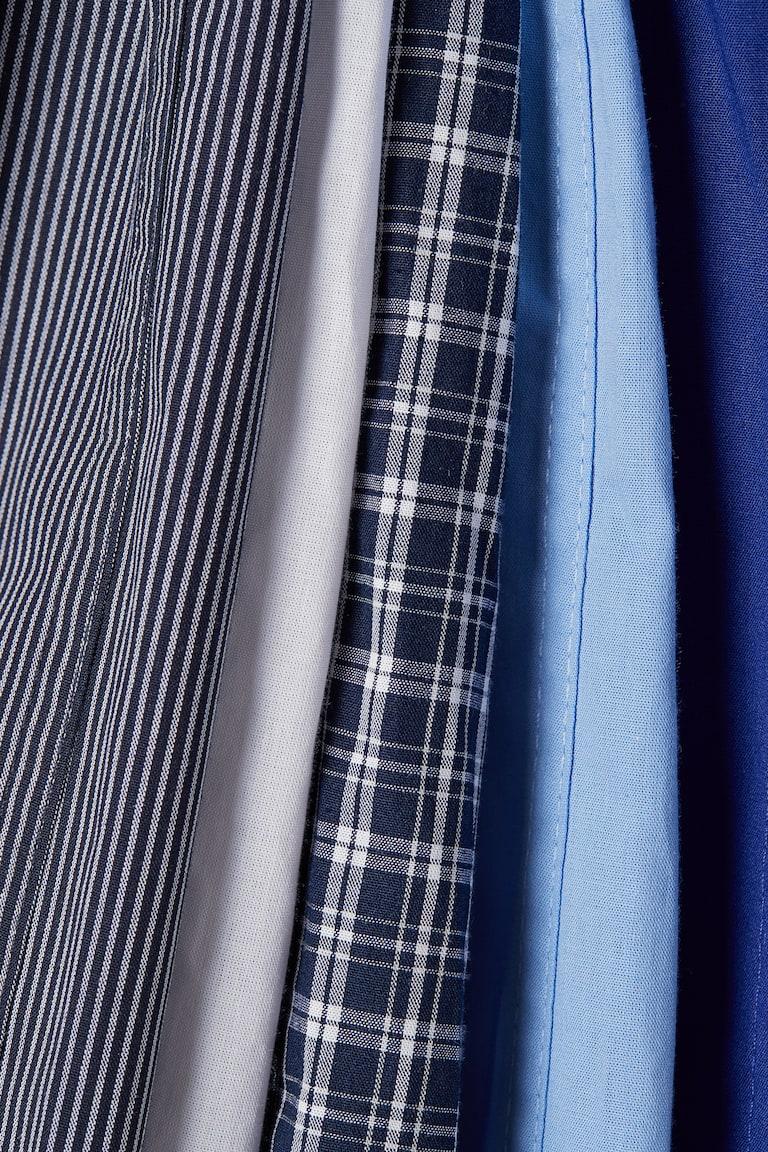 H&M Pack De 5 Calzoncillos Bóxer De Algodón - Azul/Cuadros - HOMBRE