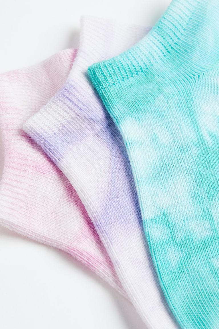 H&M Pack De 7 Calcetines Tobilleros - Rosa Claro/Unicornios - NIÑOS