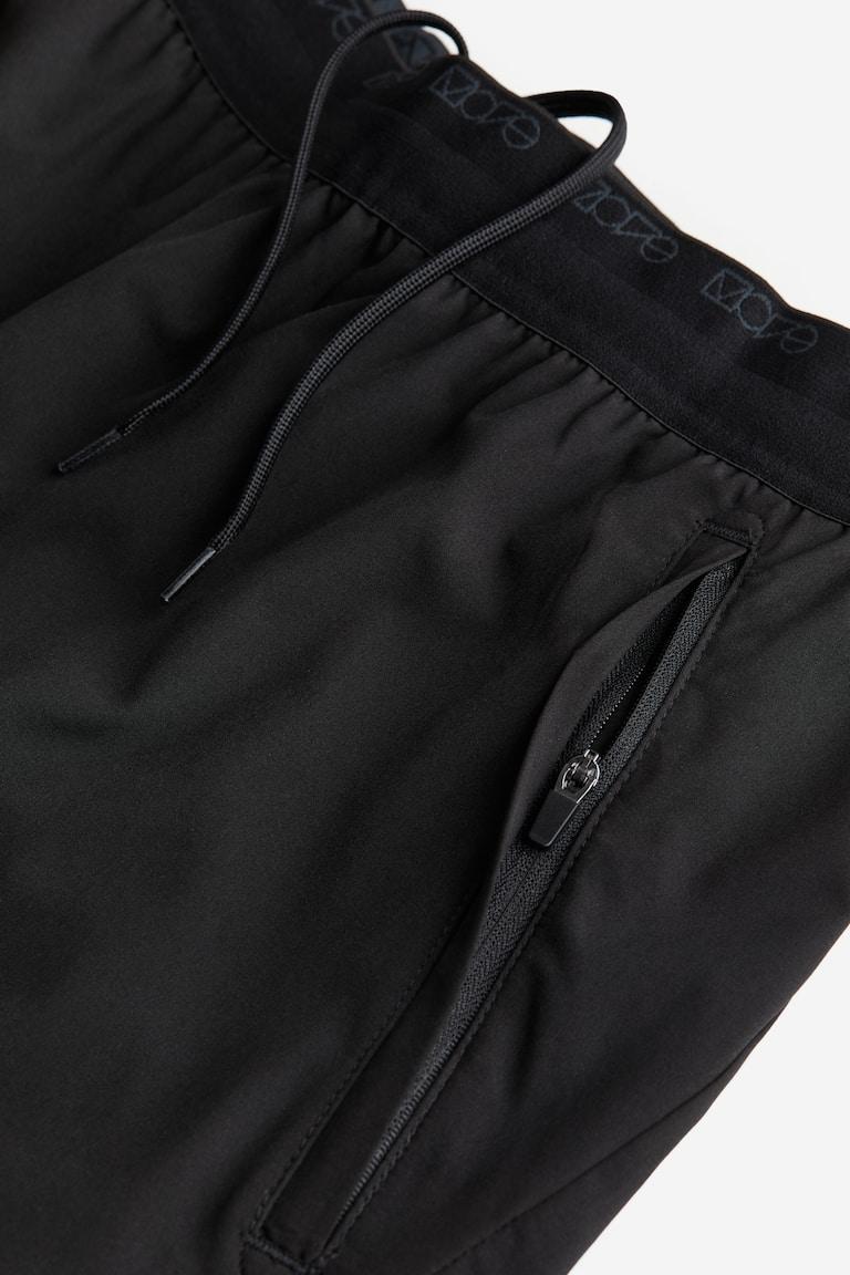 H&M Pantalón Corto A Media Pierna En DryMove™ - Negro/Training - HOMBRE