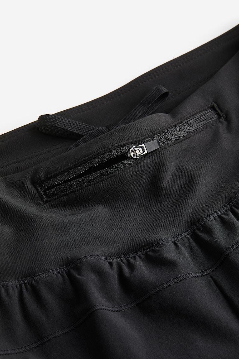 H&M Pantalón Corto De Deporte DryMove™ De Doble Capa - Verde Lima - MUJER