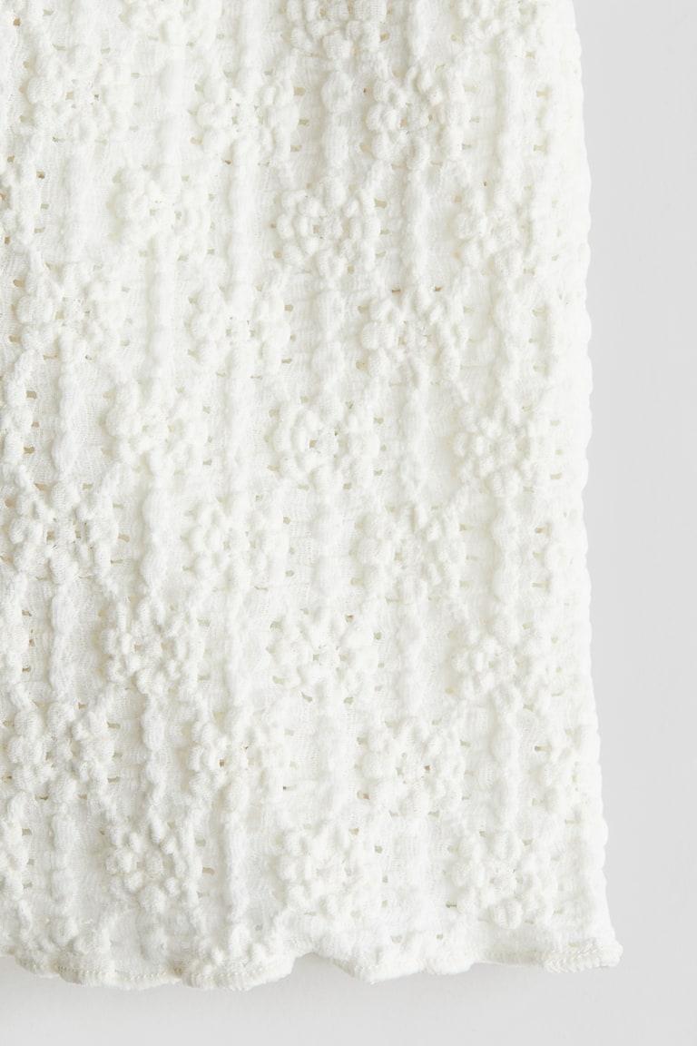 H&M Pantalón De Punto Con Textura - Rosa Empolvado Claro - NIÑOS