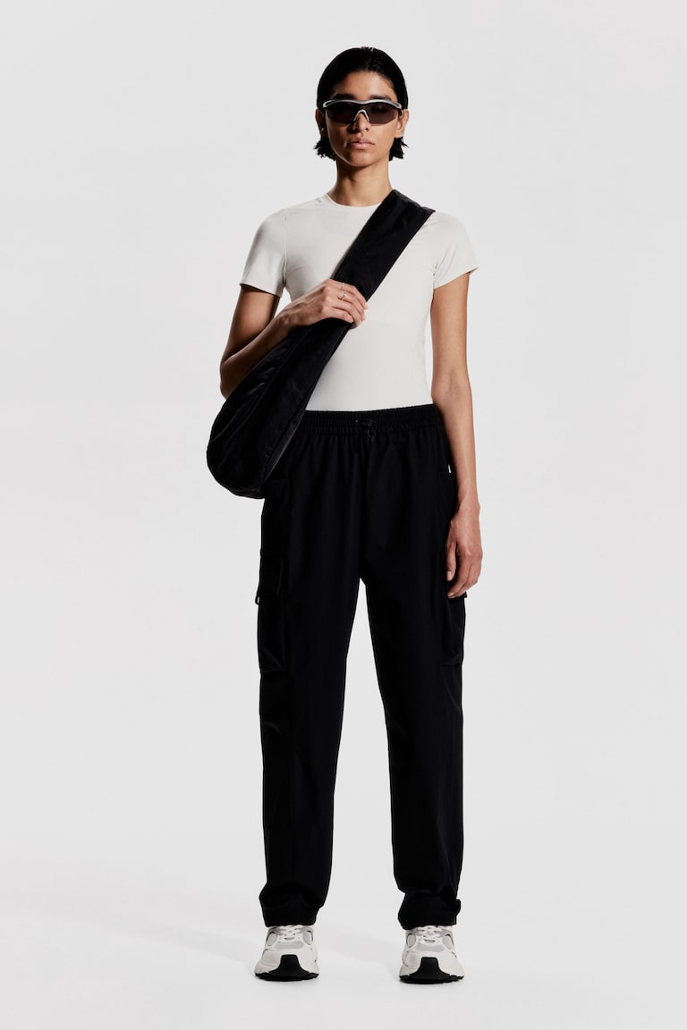 H&M Pantalón de senderismo repelente al agua - Beige grisáceo - MUJER