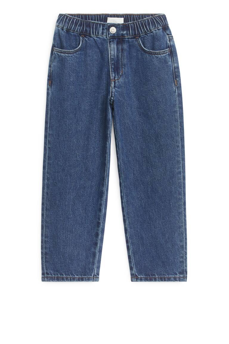 H&M Pantalones denim de cintura elástica - Azul claro - NIÑOS