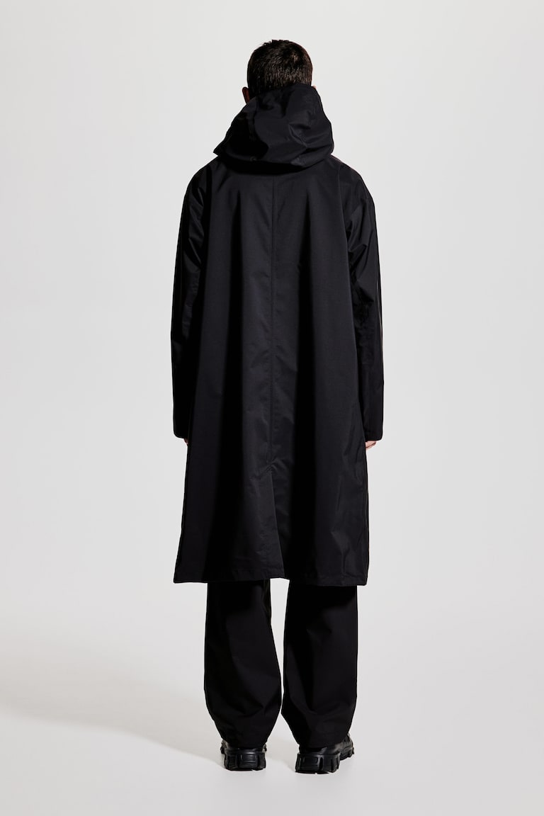 H&M Parka Chubasquero Con StormMove™ Loose Fit - Negro - MUJER