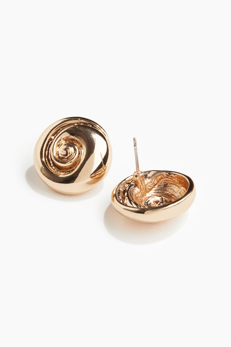 H&M Pendientes Con Diseño En Espiral - Plateado - MUJER