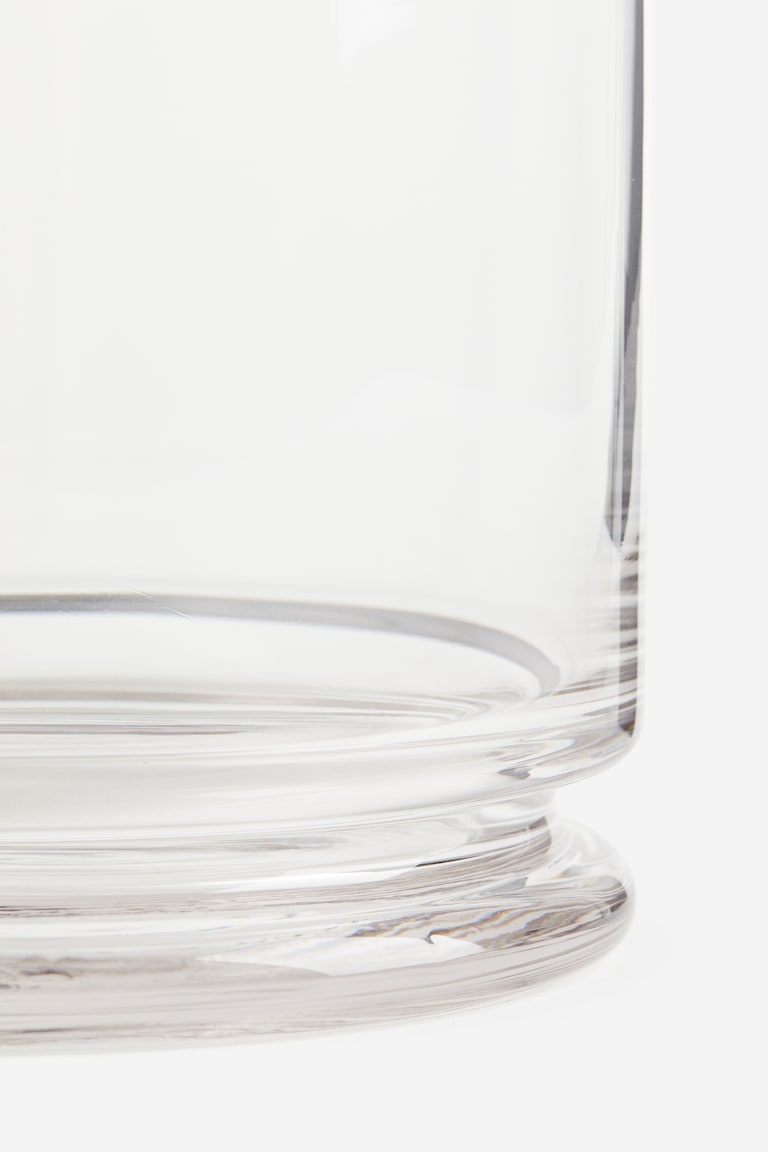 H&M Portavelas Grande De Vidrio - Vidrio Transparente - HOME