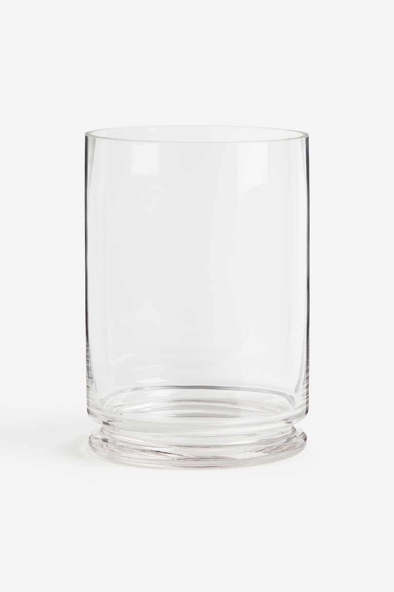 H&M Portavelas grande de vidrio - Vidrio transparente - HOME