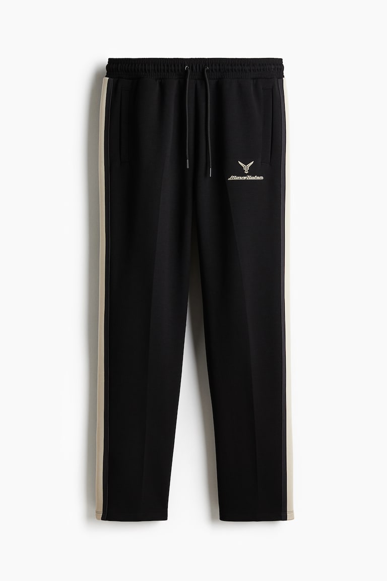 H&M Regular Fit Track Pants With DryMove™ - Negro - HOMBRE