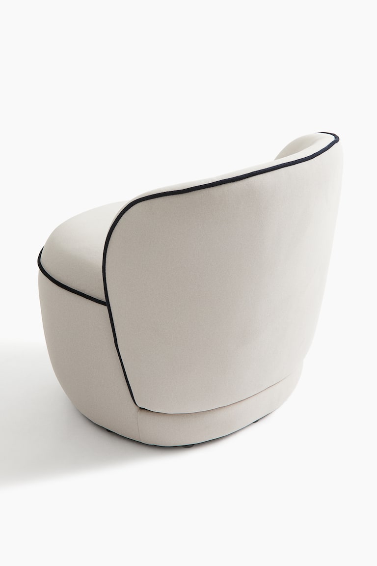 H&M Sillón Lounge Con Ribetes Decorativos - Blanco - HOME