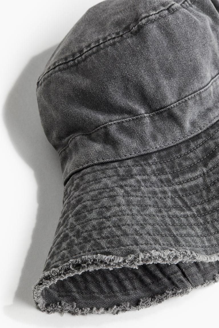 H&M Sombrero Bucket De Algodón Con Acabado Desflecado - Naranja Teja - MUJER