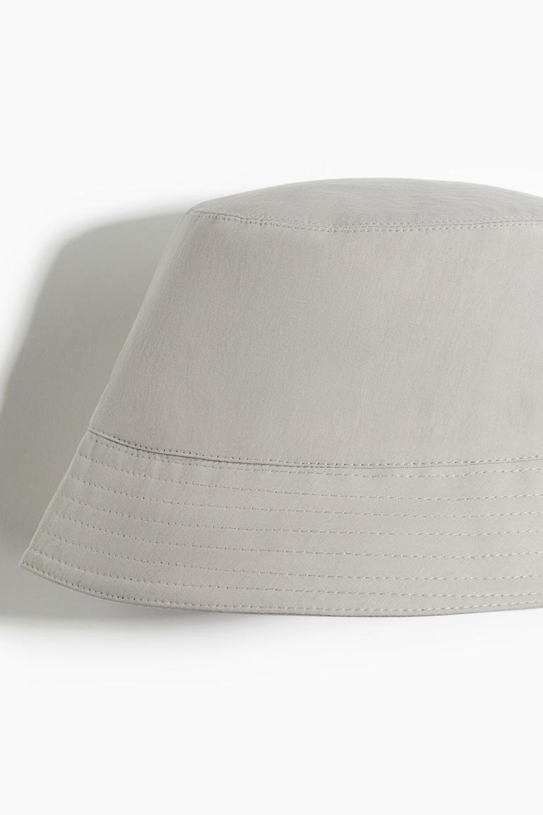 H&M Sombrero Bucket En Mezcla De Lyocell - Gris Oscuro - HOMBRE