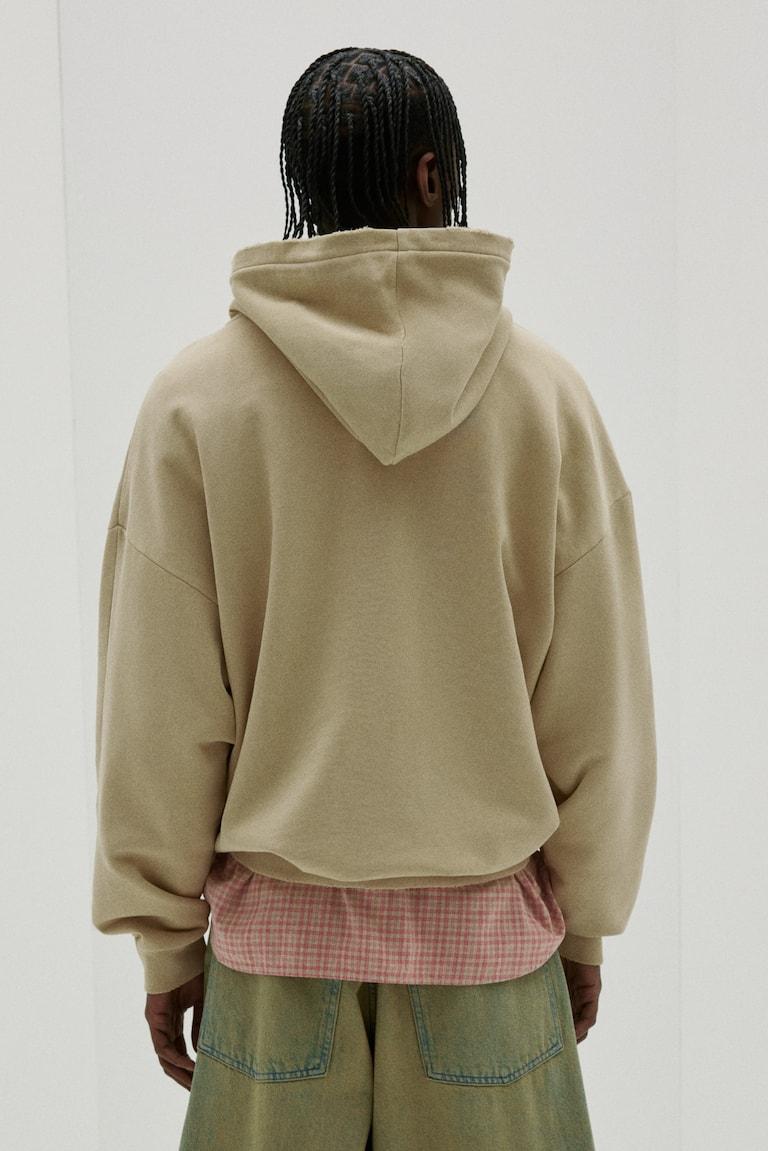 H&M Sudadera Con Capucha Oversized Fit - Negro - HOMBRE