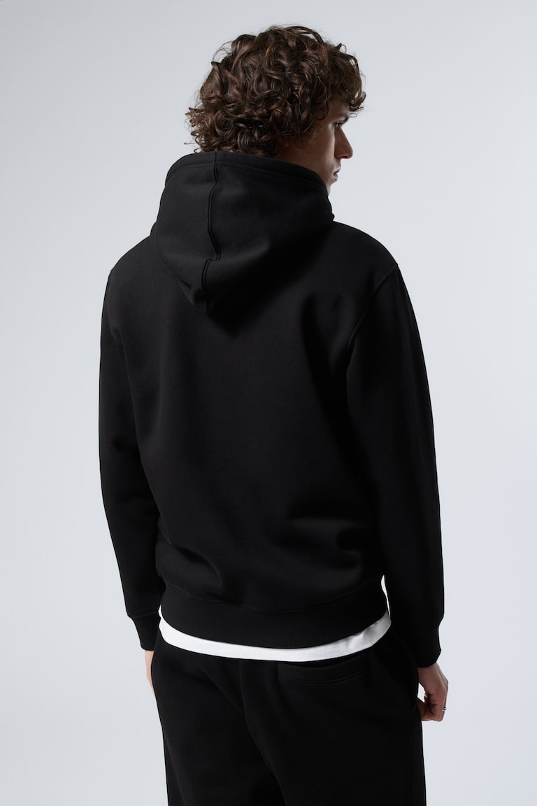 H&M Sudadera Con Capucha Y Cremallera De Grosor Medio - Gris - HOMBRE