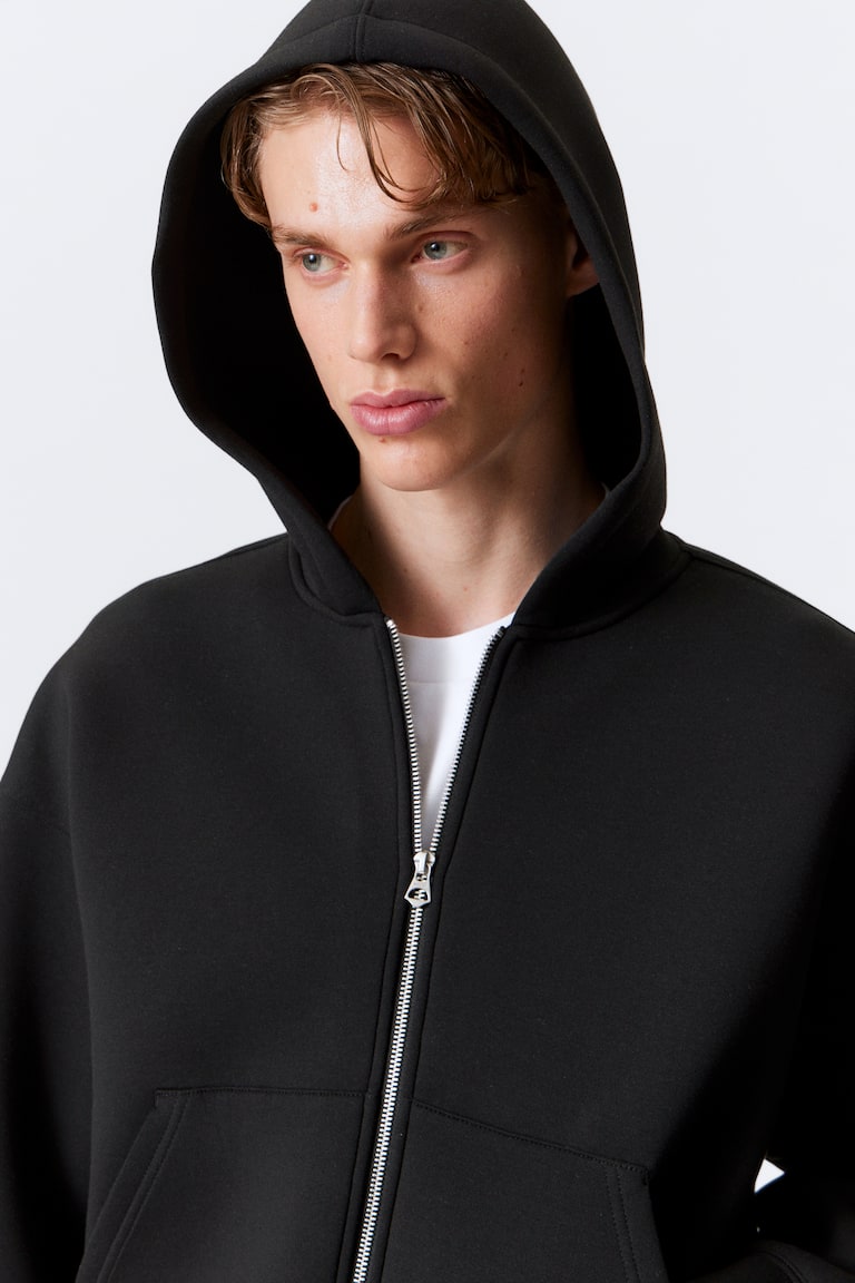 H&M Sudadera Con Capucha Y Cremallera Simon - Azul Oscuro - HOMBRE