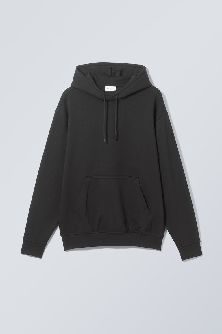 H&M Sudadera Gruesa Con Capucha De Corte Holgado - Negro - HOMBRE