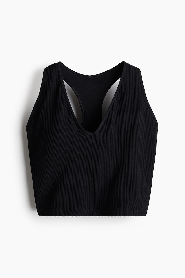 H&M Sujetador De Deporte Con DryMove™ Medium Support - Blanco - MUJER