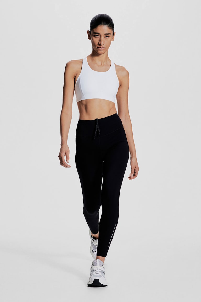 H&M Sujetador De Deporte Con ShapeMove™ High Support - Blanco - MUJER