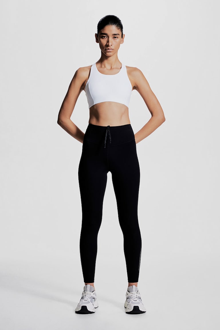 H&M Sujetador De Deporte Con ShapeMove™ High Support - Blanco - MUJER