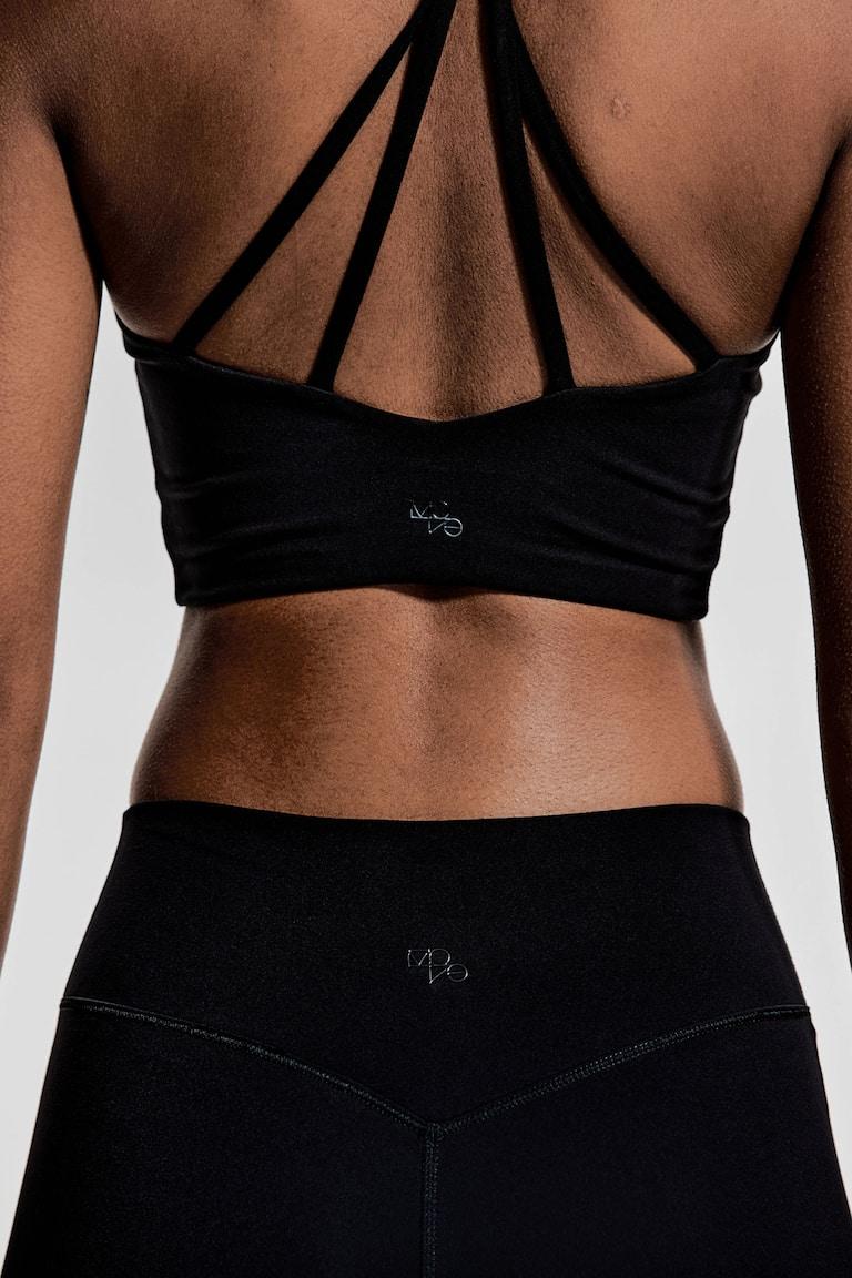 H&M Sujetador De Deporte Con SoftMove™ Light Support - Crema - MUJER