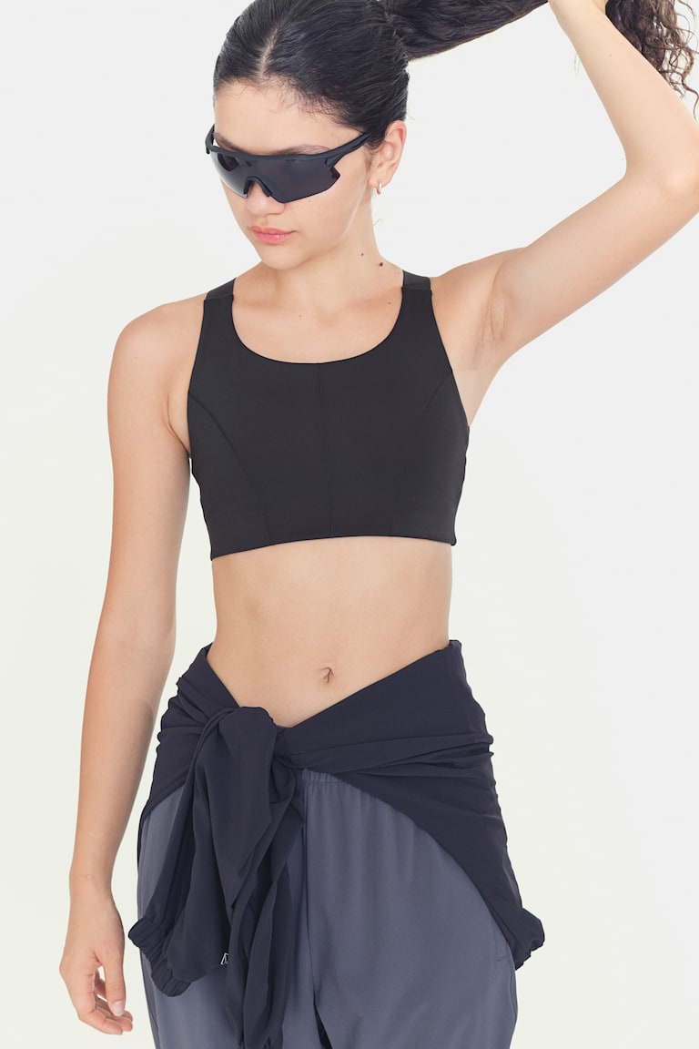H&M Sujetador De Deporte En DryMove™ High Support - Negro - MUJER