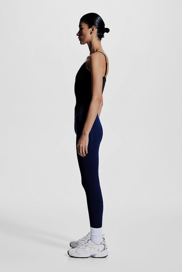 H&M Top De Deporte DryMove™ Con Tirantes Finos - Marrón - MUJER