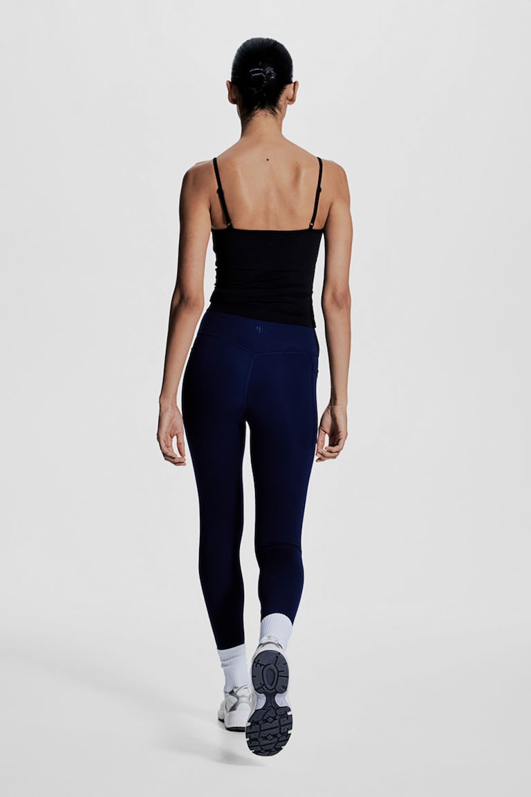 H&M Top De Deporte DryMove™ Con Tirantes Finos - Negro - MUJER