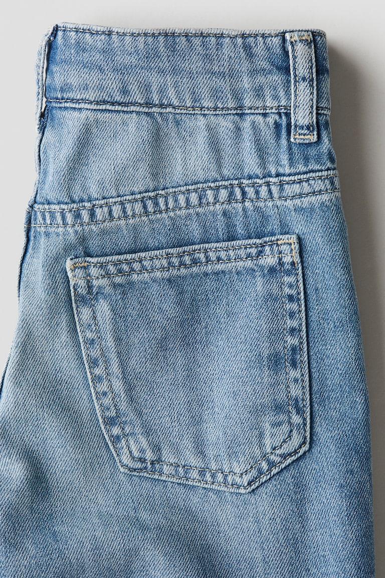 H&M Vaquero De Corte Holgado Con Perneras Globo - Azul Denim - NIÑOS