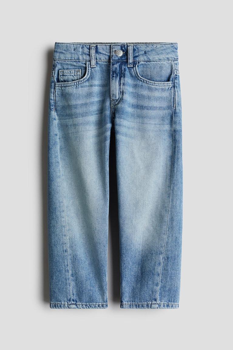 H&M Vaquero de corte holgado con perneras globo - Azul denim - NIÑOS
