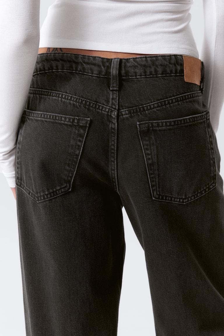 H&M Vaqueros De Tiro Bajo Y Pernera Ancha Ample - Opulent Blue - Light Blue - MUJER