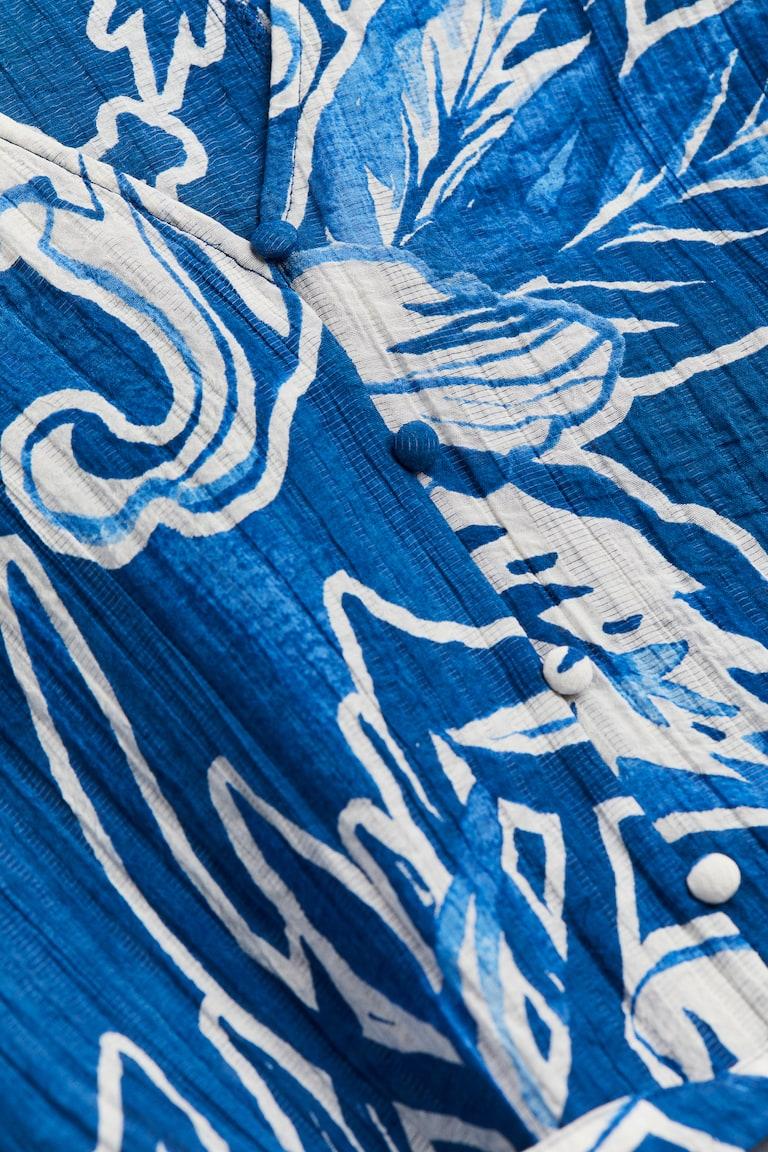 H&M Vestido De Crepé Con Cinturón De Anudar - Negro - MUJER