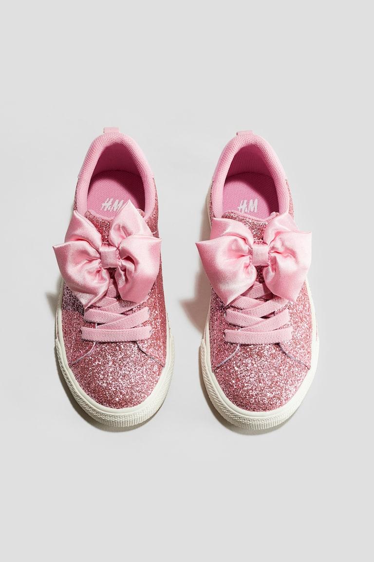 H&M Zapatillas Deportivas Brillantes - Plateado/Brillante - NIÑOS