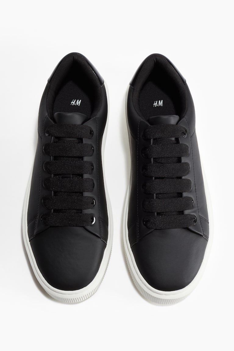 H&M Zapatillas Deportivas Con Suela Gruesa - Blanco - HOMBRE