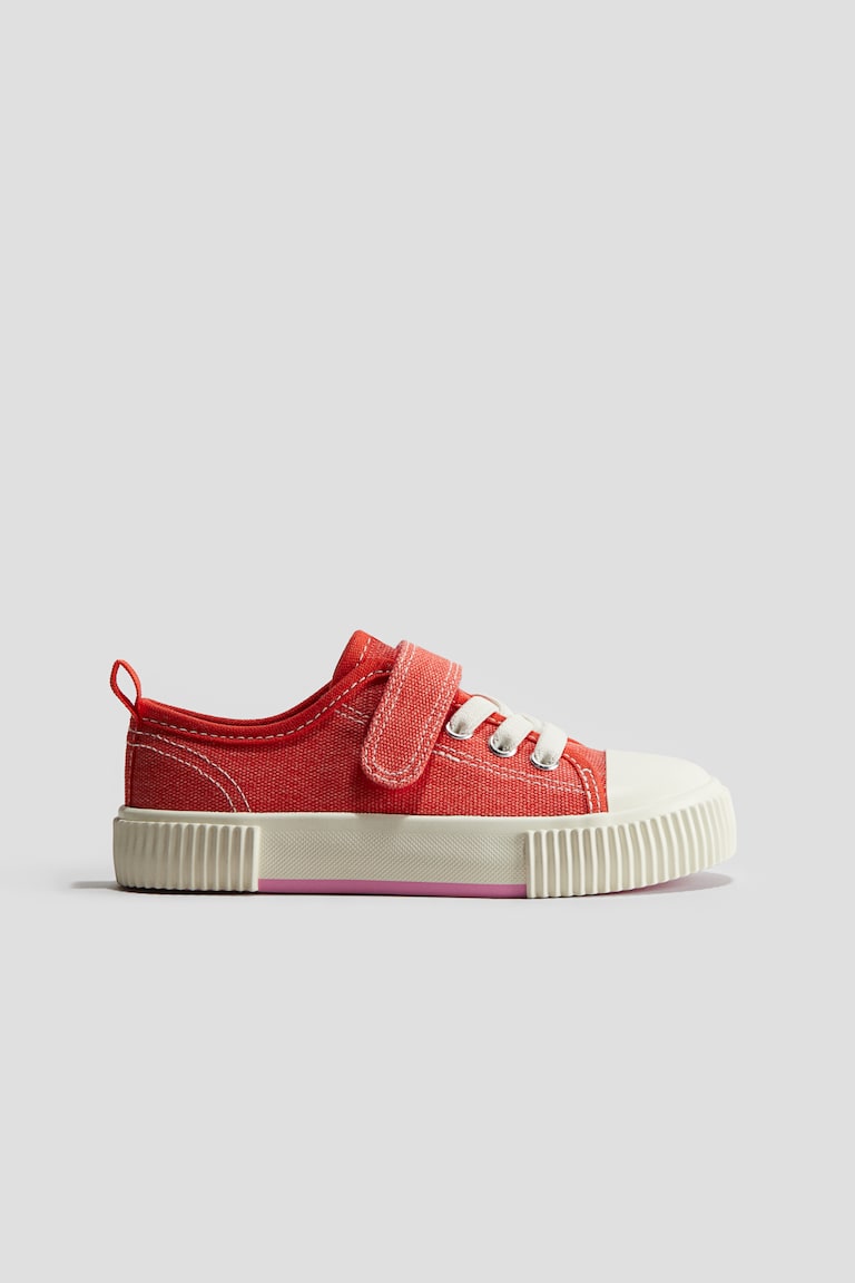 H&M Zapatillas deportivas en lona de algodón - Amarillo claro - NIÑOS
