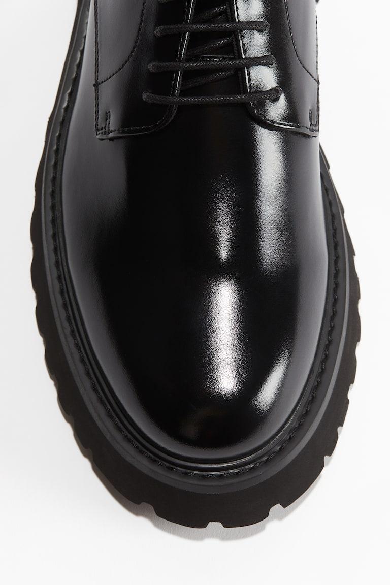 H&M Zapatos Derby Con Suela Gruesa - Beige Oscuro - HOMBRE