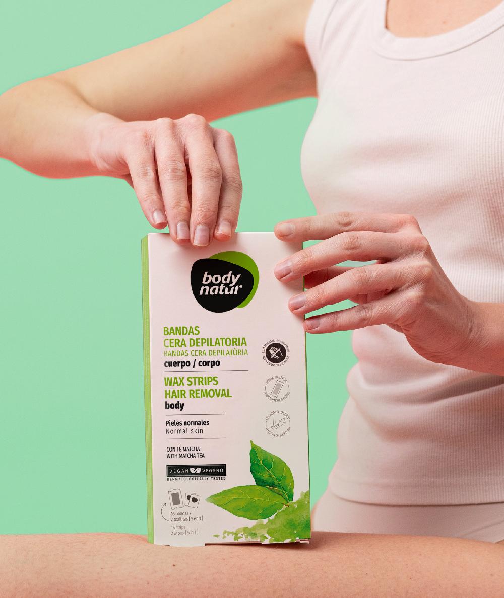 The Body Natur BANDAS CERA DEPILATORIA CUERPO PIELES NORMALES