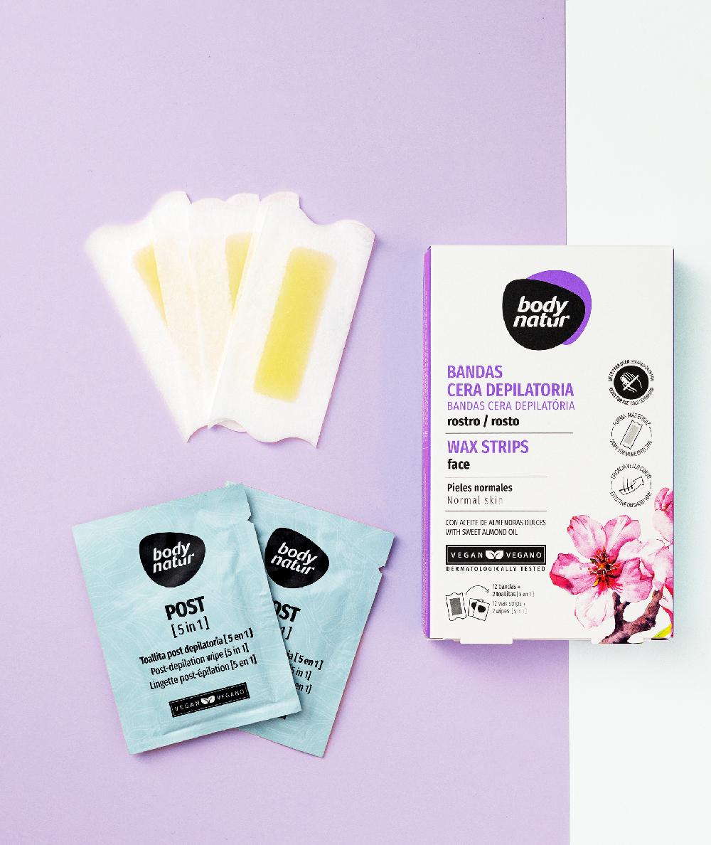 The Body Natur BANDAS CERA DEPILATORIA FACIAL PIELES NORMALES