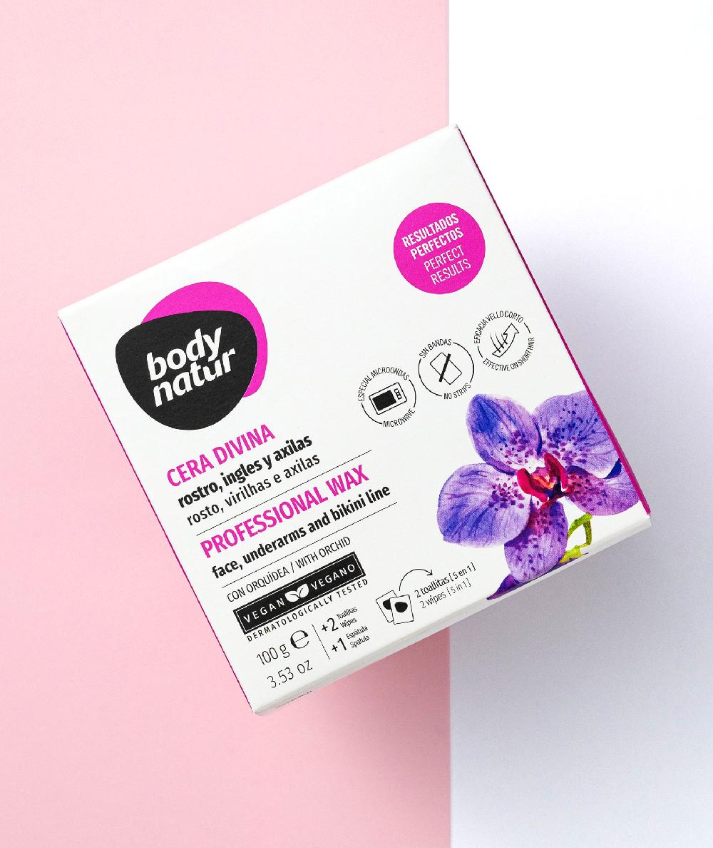 The Body Natur CERA DIVINA ROSTRO INGLES Y AXILAS CON ORQUÍDEA