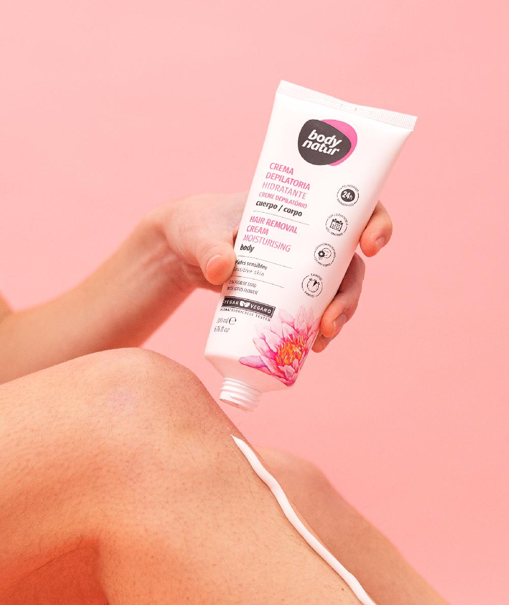 the body natur CREMA DEPILATORIA HIDRATANTE CORPORAL PIELES SENSIBLES