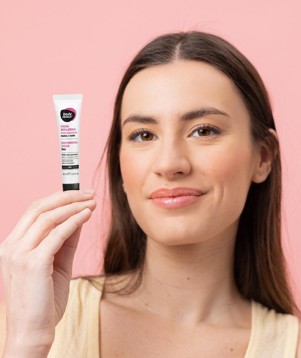 the body natur CREMA DEPILATORIA HIDRATANTE ROSTRO